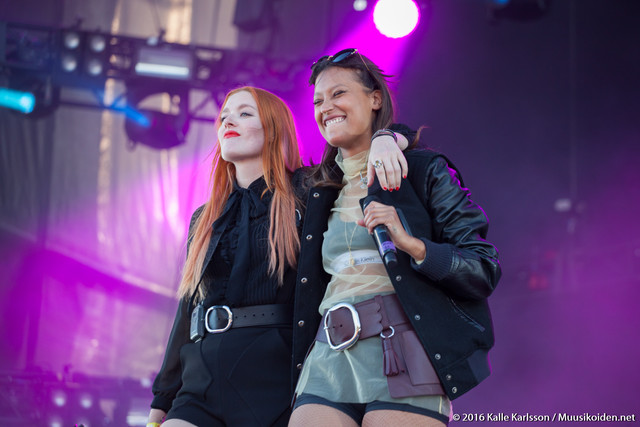 Icona Pop | Icona Pop Ruisrockissa 2016